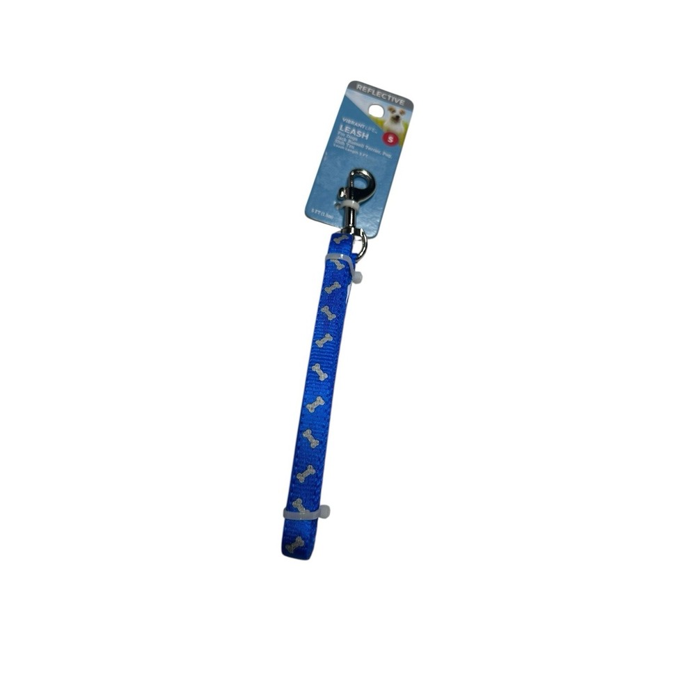 VIBRANT LIFE reflective‎ dog leash SIZE SMALL 5 foot long